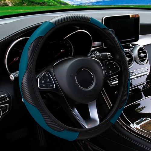 Leather car steering - leather,