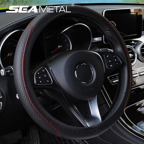Leather car steering wheel - leather,