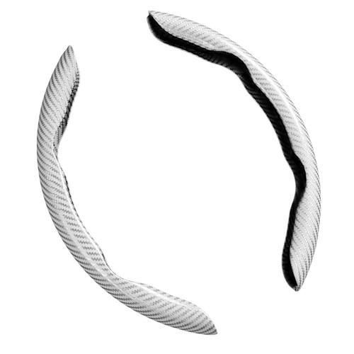 White car steering - white, wheel