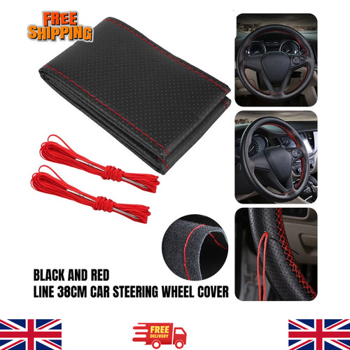 Leather diy car steering - leather,