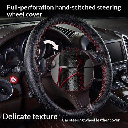 Leather steering wheel - steering, cover