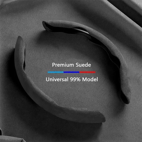 Universal 38cm suede steering - universal,