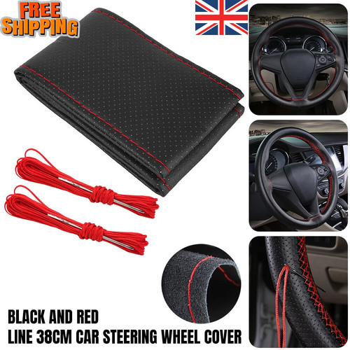 Leather diy car steering - leather,