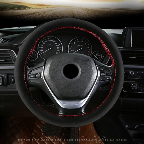 Universal 38cm suede steering - universal,