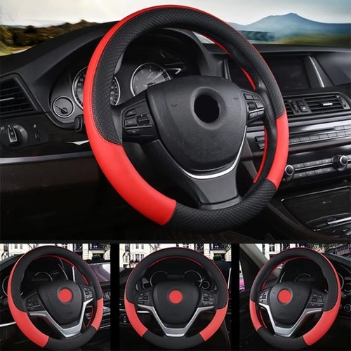 Leather steering wheel - leather,