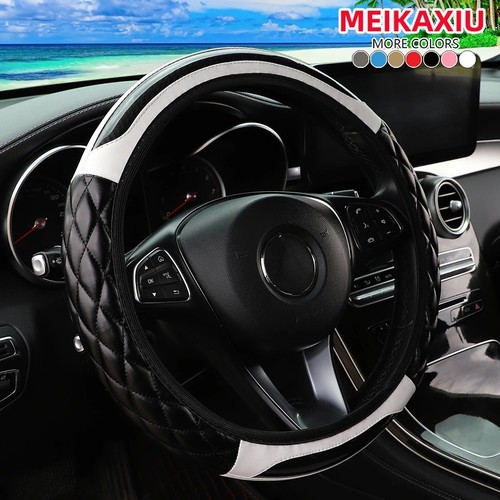 Leather car steering - car, wheel