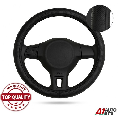 Car steering wheel cover black - car,