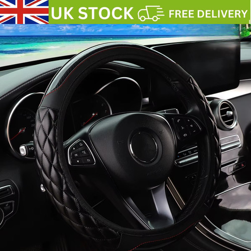 Leather car steering wheel - leather,