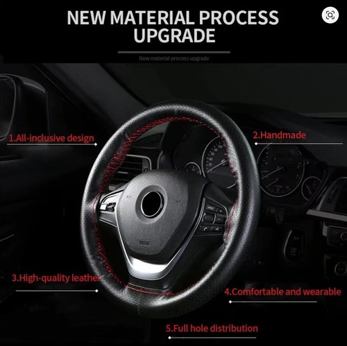 Steering wheel cover - wheel, black