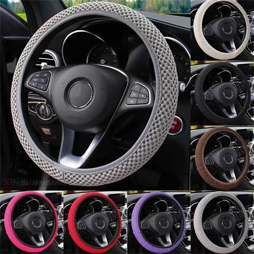 Stretchy leather car steering - car,