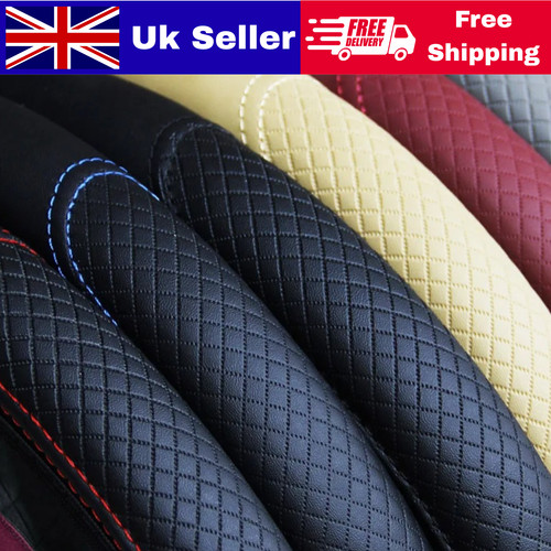 Leather car steering - leather,
