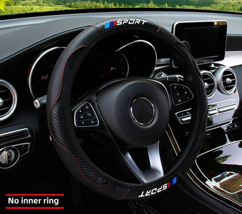 Leather car steering - leather,